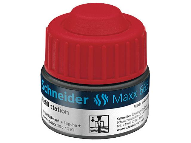 Refill Station Maxx 665, 30ml rot, für Marker Maxx 290/293-0
