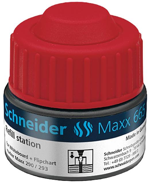Refill Station Maxx 665, 30ml rot, für Marker Maxx 290/293-2
