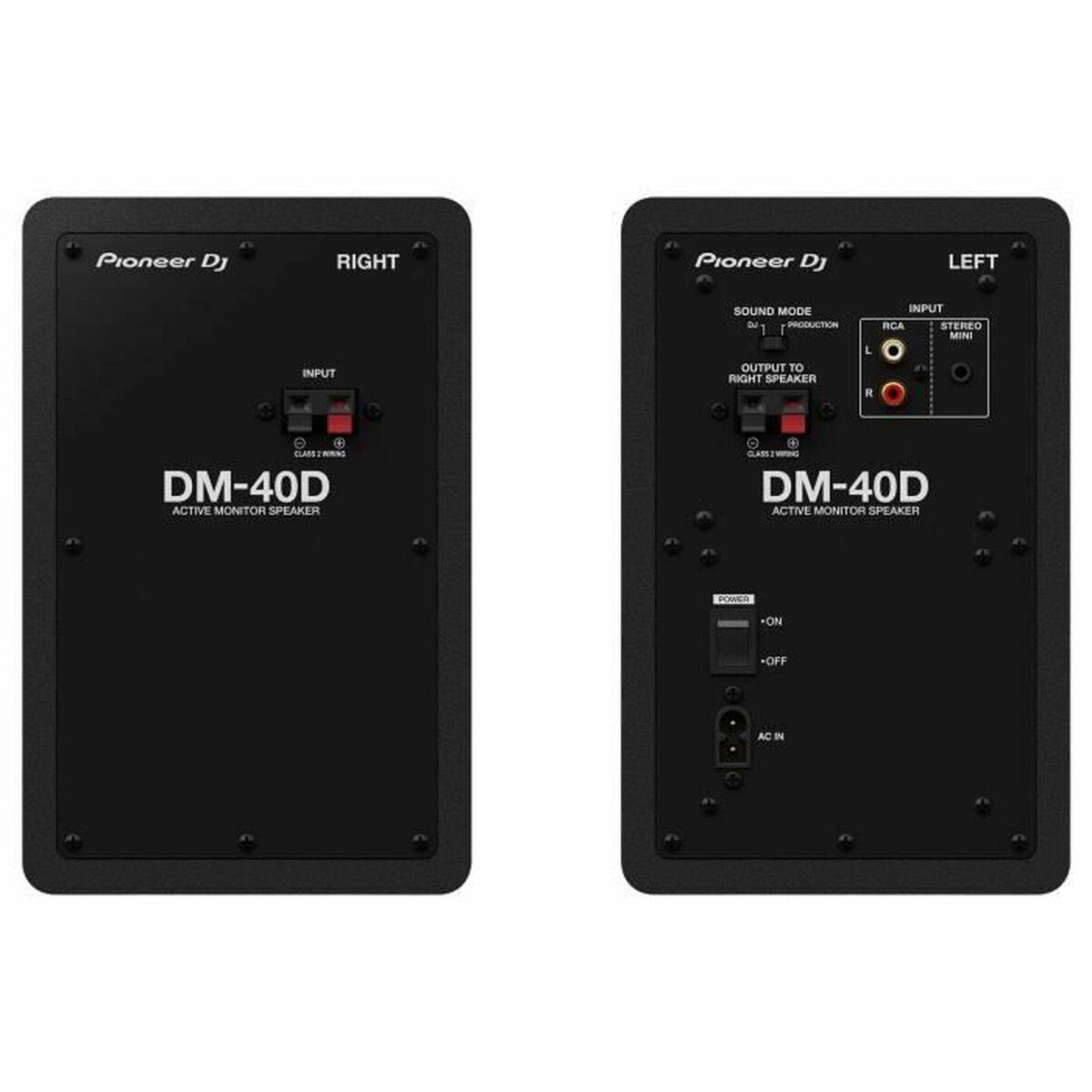 Pioneer DJ DM-40D Active Monitor Speaker 3.4 Inch 1 Pair - Lautsprecher - Lautsprecher - Stereo-1
