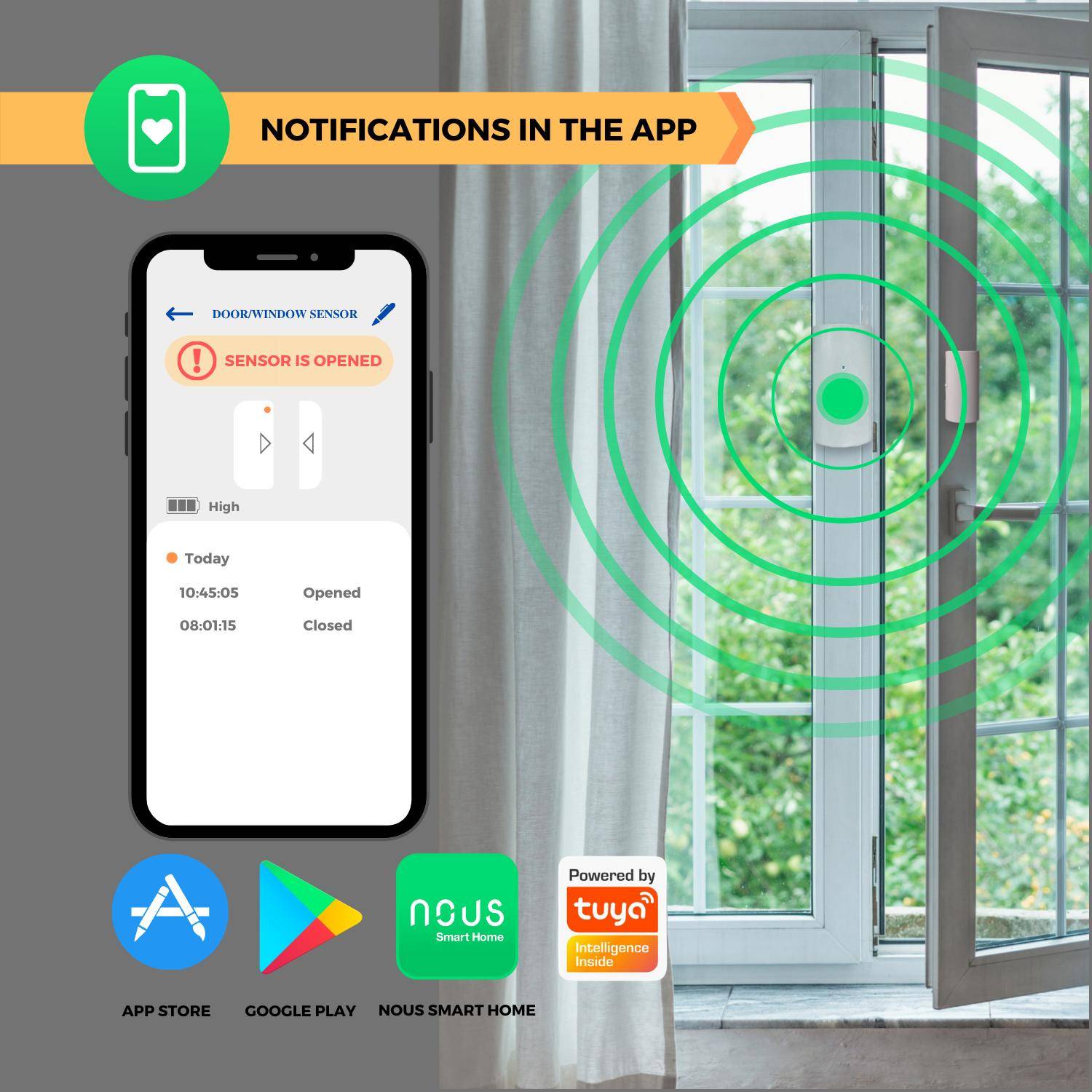 Nous E3 Tuer-/Fenstersensor ZigBee ZigBee3.0-2