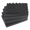 HMF ODR100 Koffereinlagen mit Rasterschaumstoff für Outdoor-Fotokoffer, 5er Set, 21,5 x 15 cm