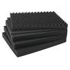HMF ODR100 Koffereinlagen mit Rasterschaumstoff für Outdoor-Fotokoffer, 5er Set, 51 x 35 cm