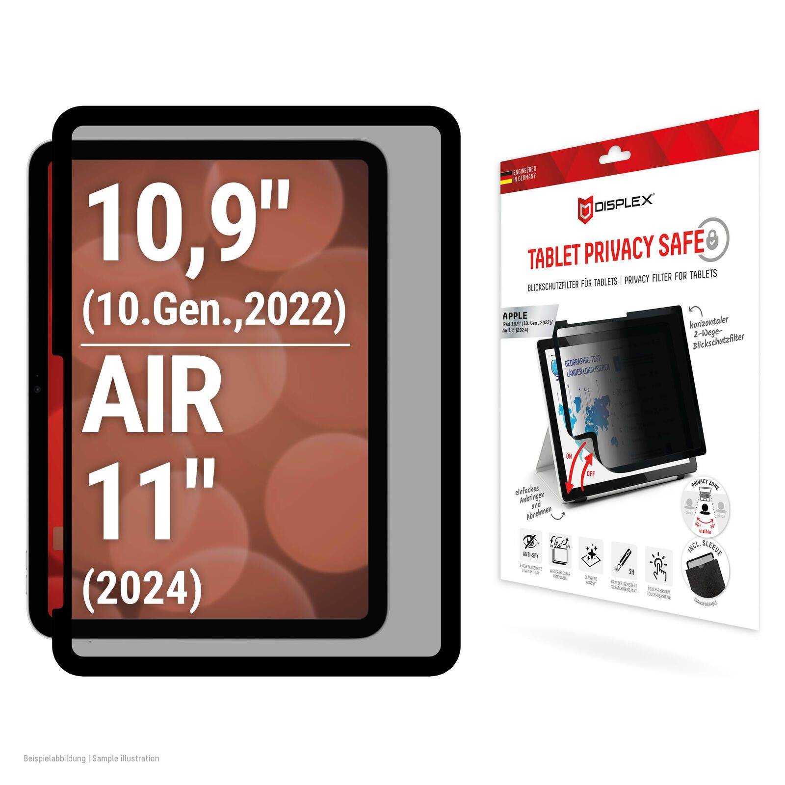 Privacy Safe Blickschutzfilter für iPad 10,9'' (10. Gen) / 11"" (2025) / Air 11'' (2024/2025/2026)-0