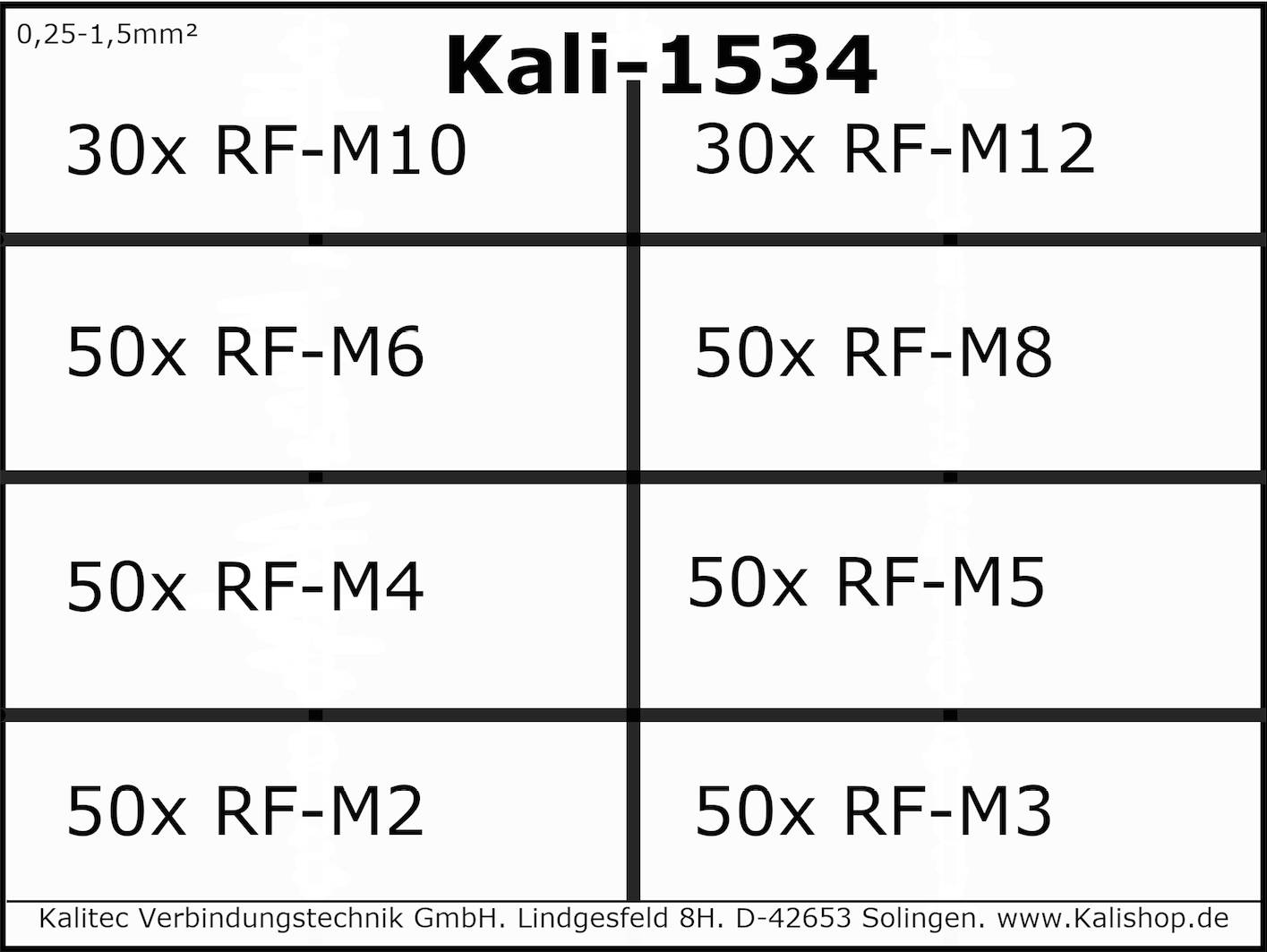 360 Quetschverbinder Sortiment Kasten Box Ringkabelschuh Set isoliert 0,25-1,5mm² I Industriequalität-1