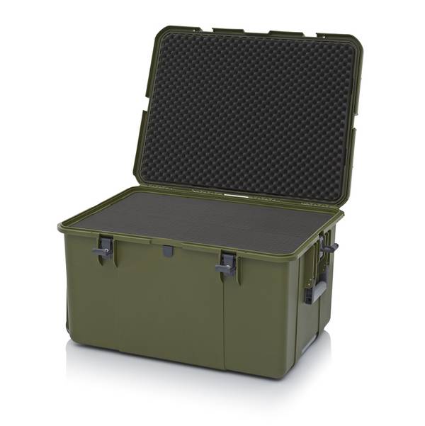 Schutzkoffer Pro Trolley, Außenmaße L x B x H, 80 x 60 x 44,3 cm