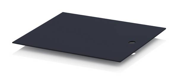 ESD-Zwischenplatten für ESD-KLT-Behälter, Außenmaße L x B, 34 x 25,5 cm