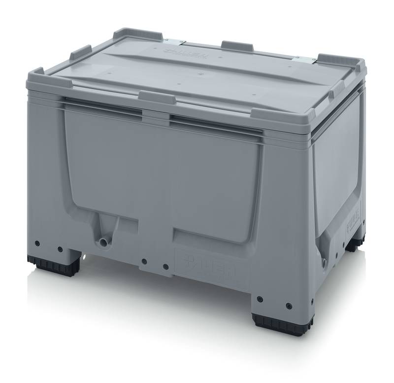 Big Boxen mit Scharnierdeckel, Außenmaße (ohne Verschließsystem) L x B x H, 120 x 80 x 93 cm