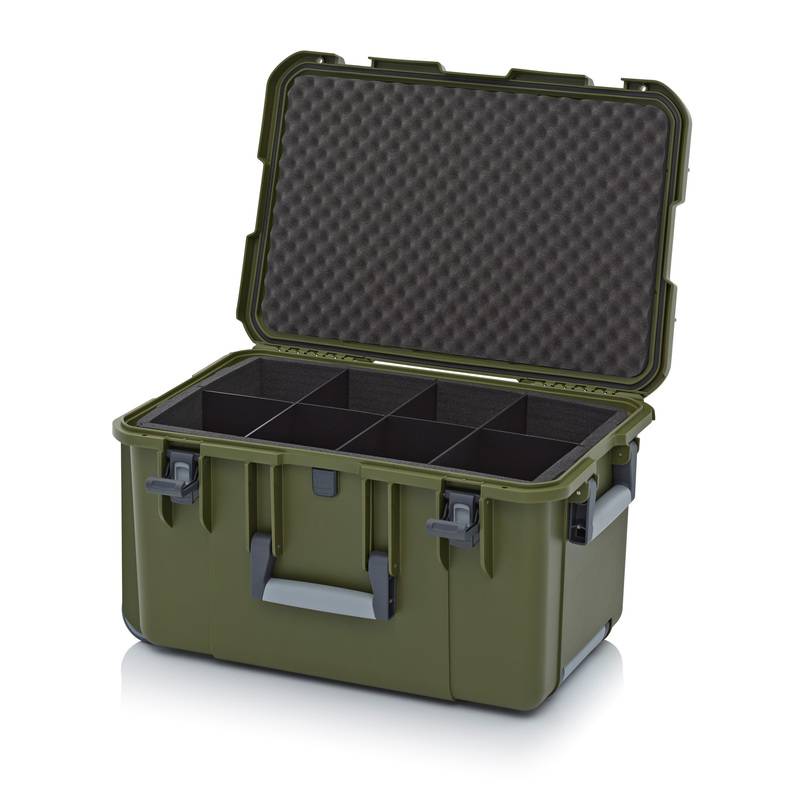 Schutzkoffer Pro Trolley, Außenmaße L x B x H, 60 x 40 x 33,3 cm-0