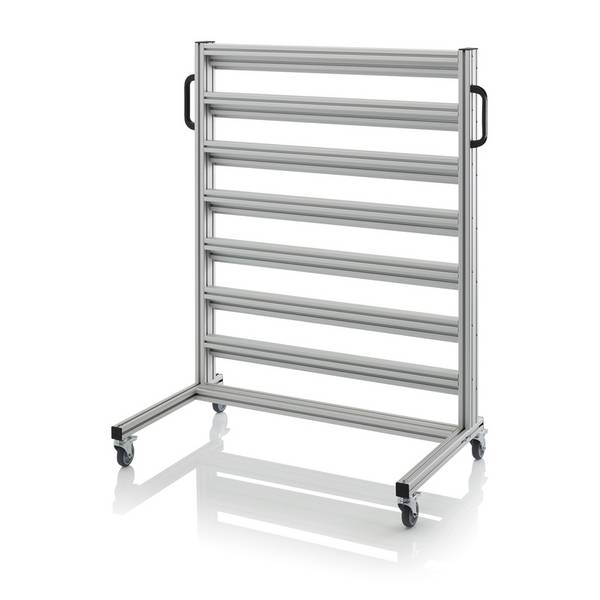 Systemwagen für Regalkästen, Abmessungen B x T x H, 112 x 65 x 135 cm
