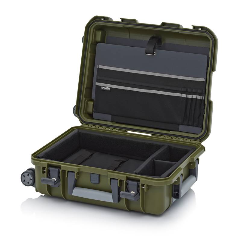 Schutzkoffer Pro Trolley, Außenmaße L x B x H, 55 x 40 x 22,3 cm-0