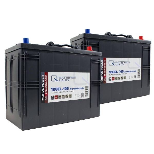 Ersatzakku für Tennant T300 T300eReinigungsmaschine 24V 2x 12V 105Ah-0