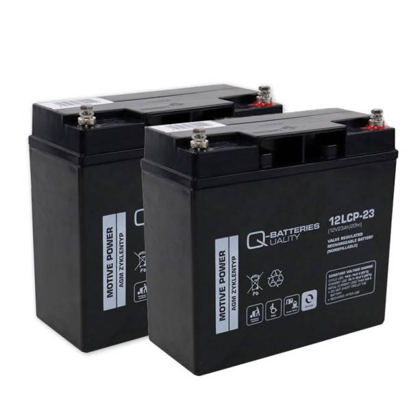Ersatzakku GreenStreet Elektromobil 2 Batterien 12V 23Ah-0