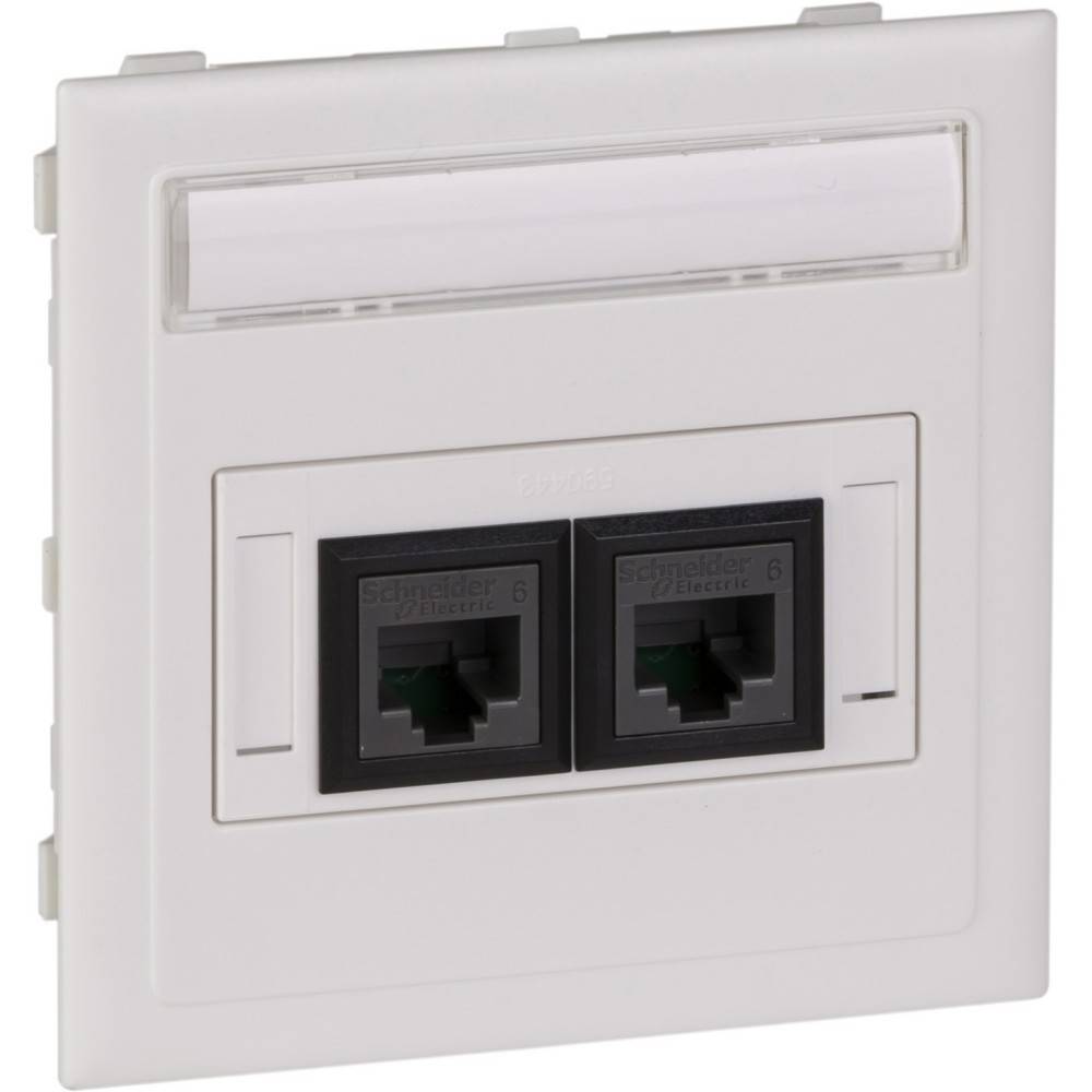 10 Stk. Schneider Electric Anschlusssatz flach