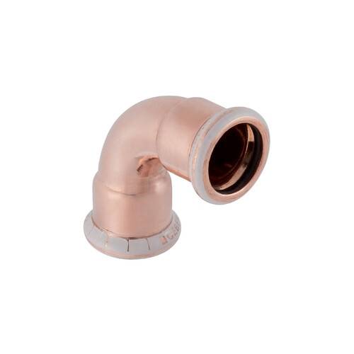 Geberit Mapress Kupferbogen 90° für d54mm mit CIIR-Dichtring und Pressindikator, Kupfer, 1 Stk.