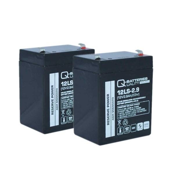 Q-Batteries Ersatzakku für Badewannenlifter und Patientenlifter 24V 2,9Ah (2 ...-0