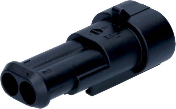 10 Stück AMP 0-0282104-1 Superseal Stiftgehäuse 2-polig I Original vom deutschen Händler