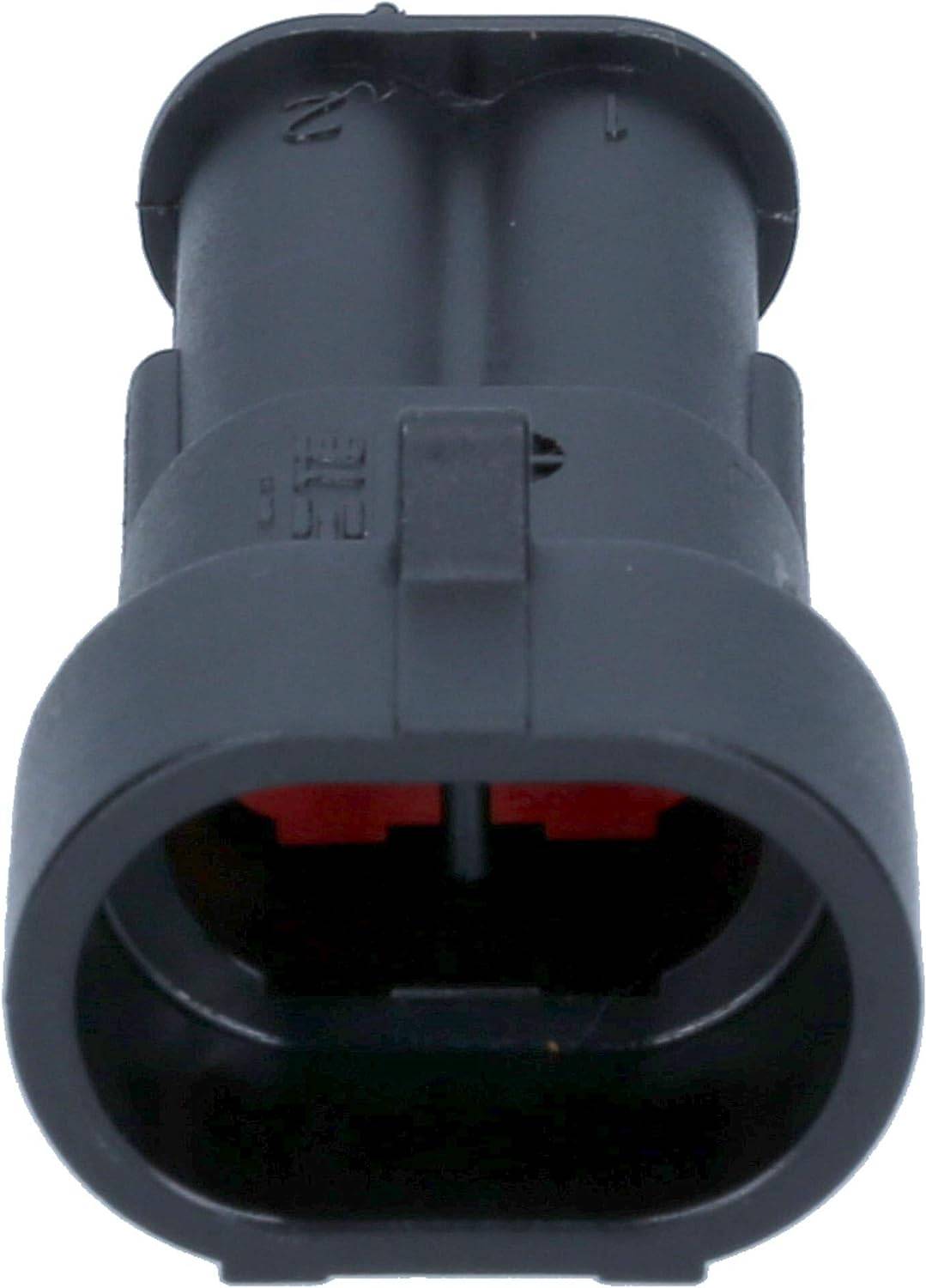 10 Stück AMP 0-0282104-1 Superseal Stiftgehäuse 2-polig I Original vom deutschen Händler-1