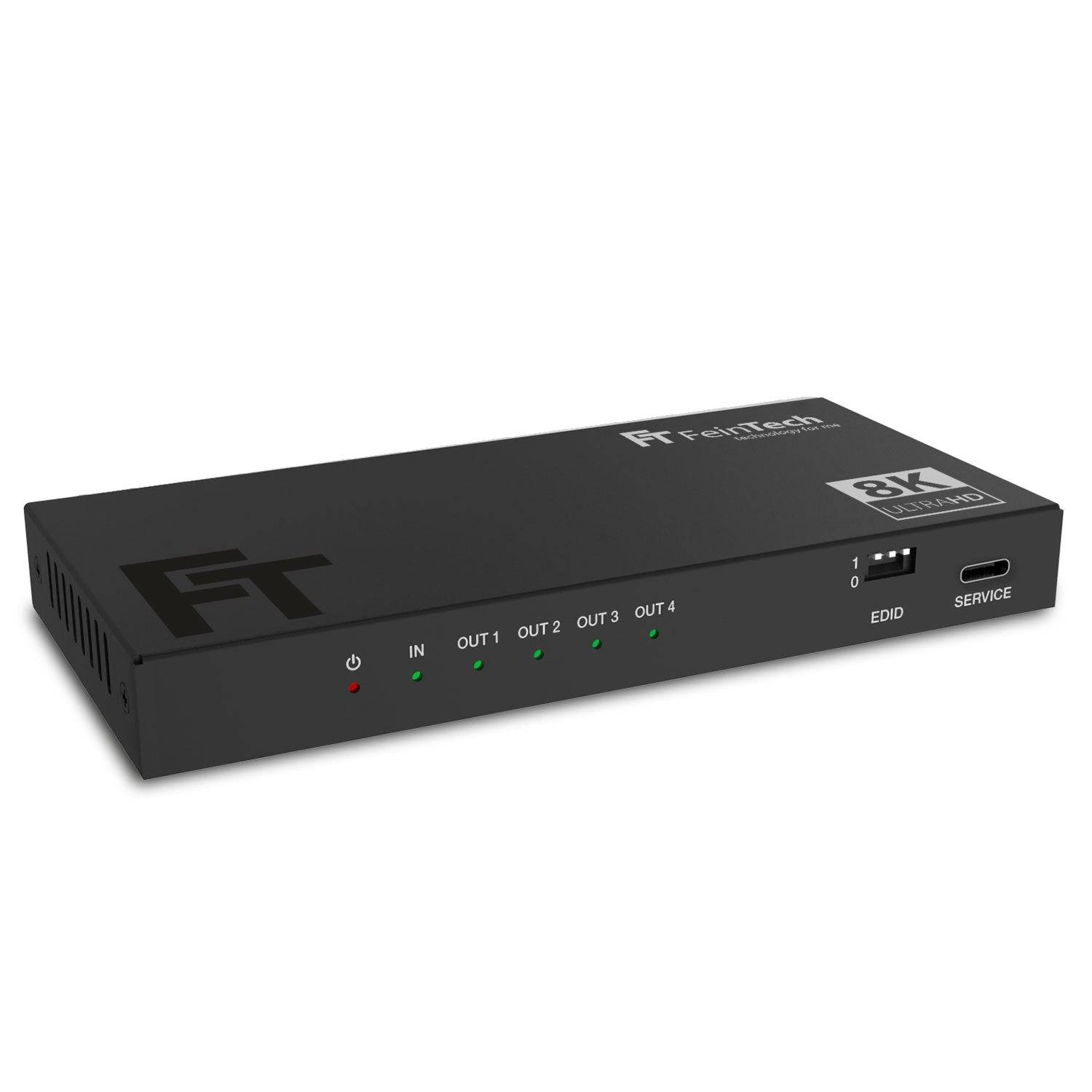 FeinTech SP410 HDMI 2.1 Splitter 1 In 4 Out mit Downscaler 8K 4K-1