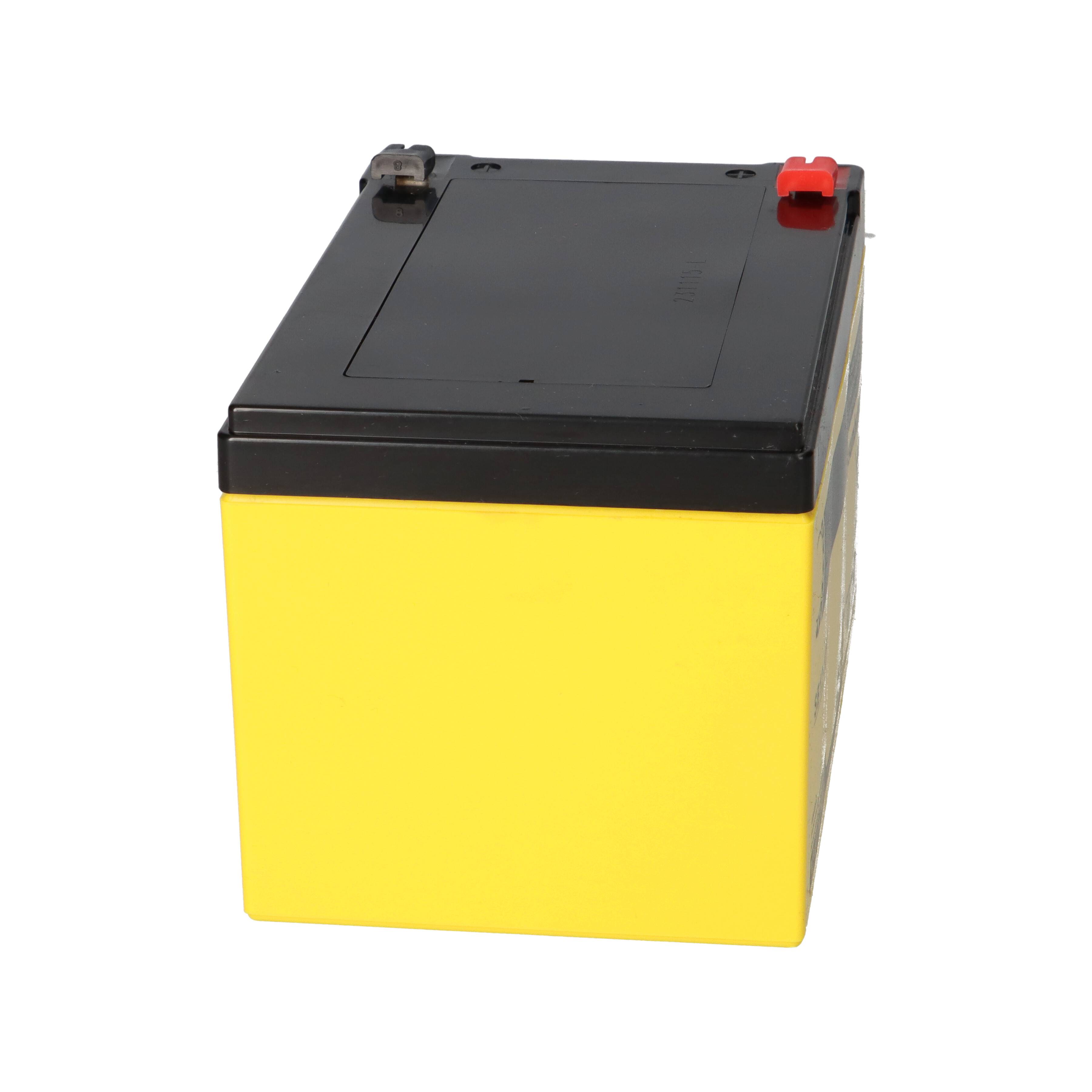 SUN Battery SB12-12V0 AGM Akku 12V 12Ah T1 / Faston 4,8 mm-4