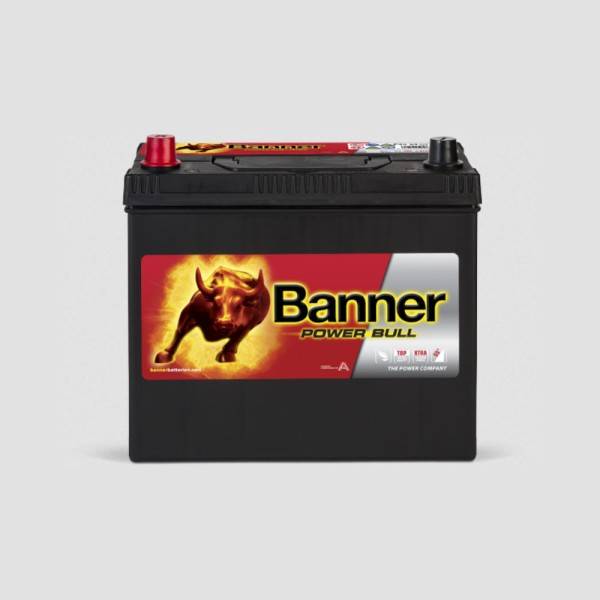 Banner P4524 Power Bull 12V 45Ah 390A Autobatterie-0