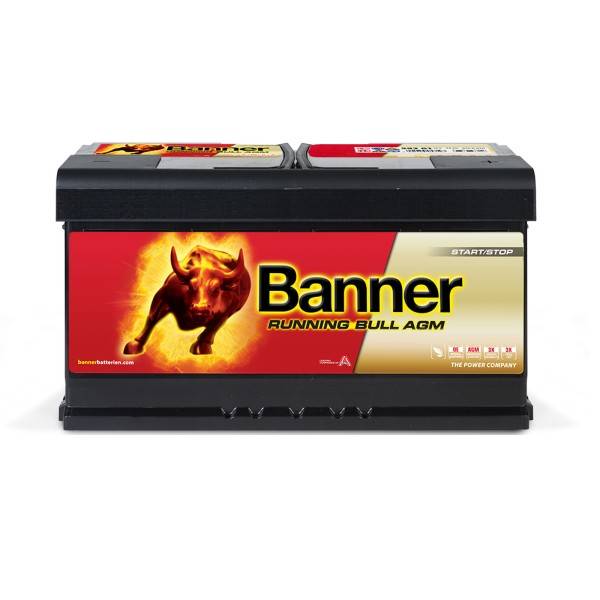 Banner 59501 AGM Running Bull 12V 95Ah 850A Autobatterie-0