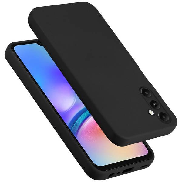 Cadorabo Schutzhülle für Samsung Galaxy A05s Hülle in Schwarz Handyhülle Case Cover TPU Etui