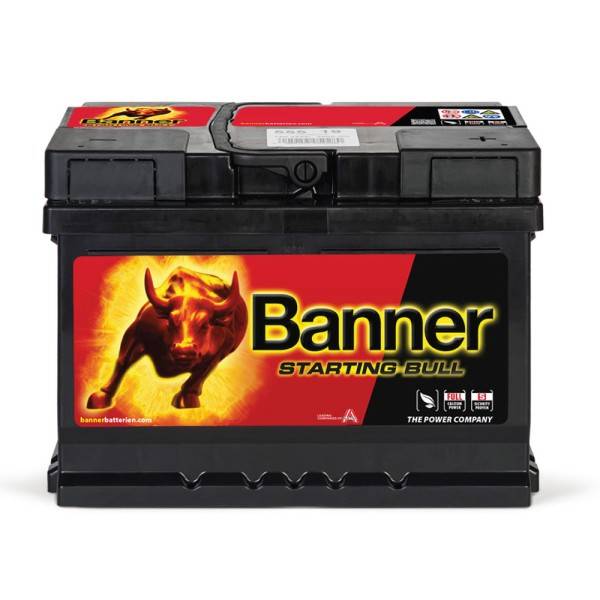 Banner 55519 Starting Bull 12V 55Ah 450A Autobatterie-0