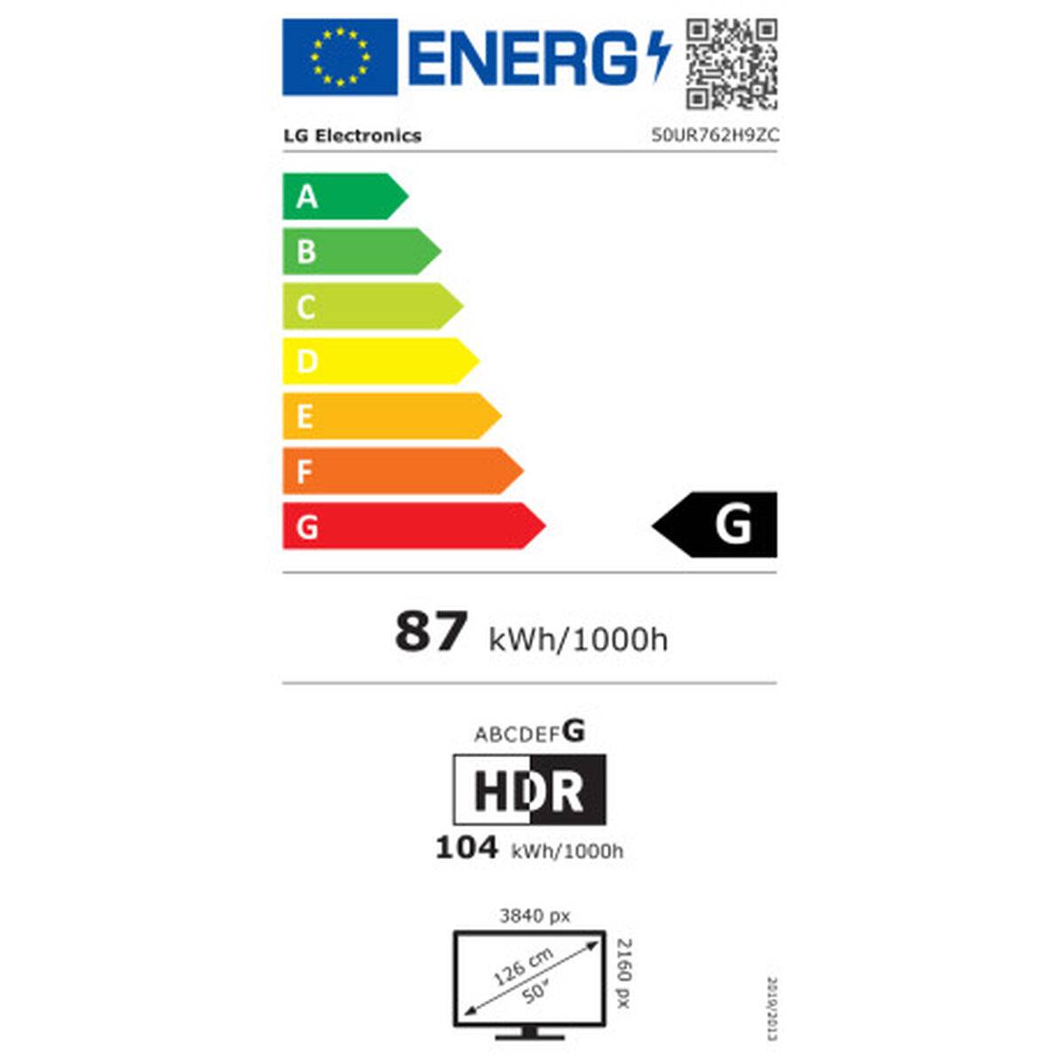 Smart TV LG 50UR762H9ZC 50" 4K Ultra HD LED HDR D-LED-1