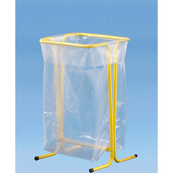 Müllsackträger stationär Volumen bis 110 l gelb. Etablissements Mottez & Cie SA 79717849-1