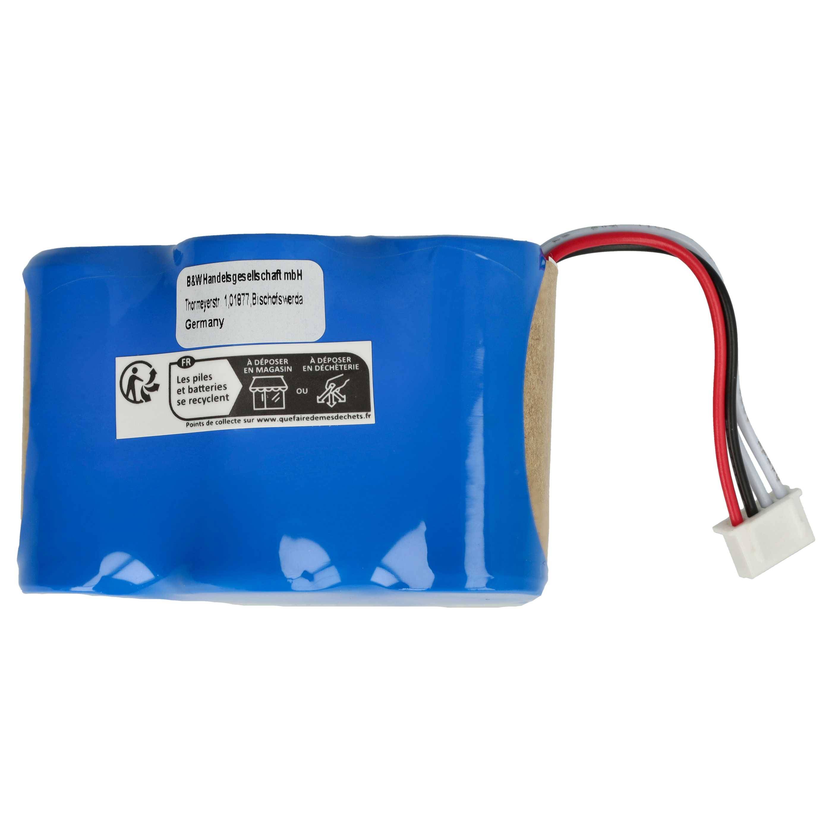 vhbw 3x Akku kompatibel mit Hoover RVC0010 | RVC0011, RVC0011-001 Staubsauger (3300 mAh, 6 V, NiMH)-2