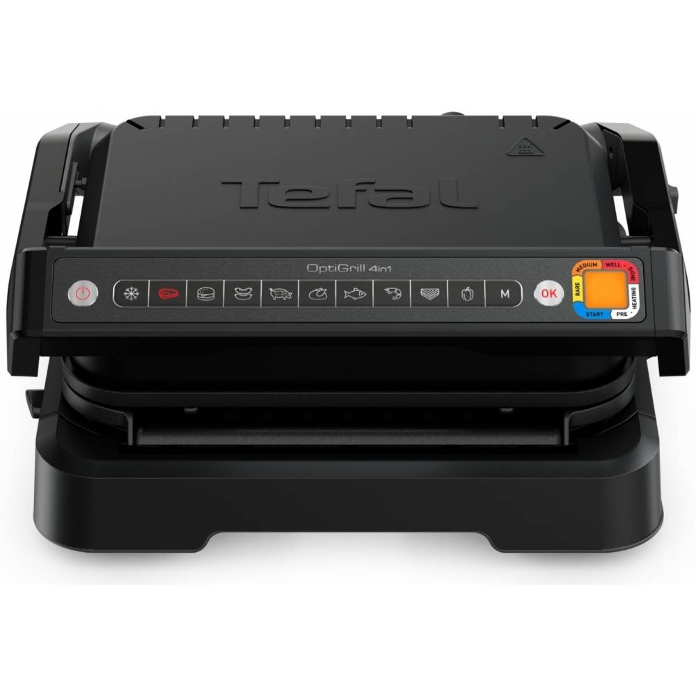 TEFAL - OptiGrill 4in1 GC7748 schwarz 2.100 Watt mit Backschale-0