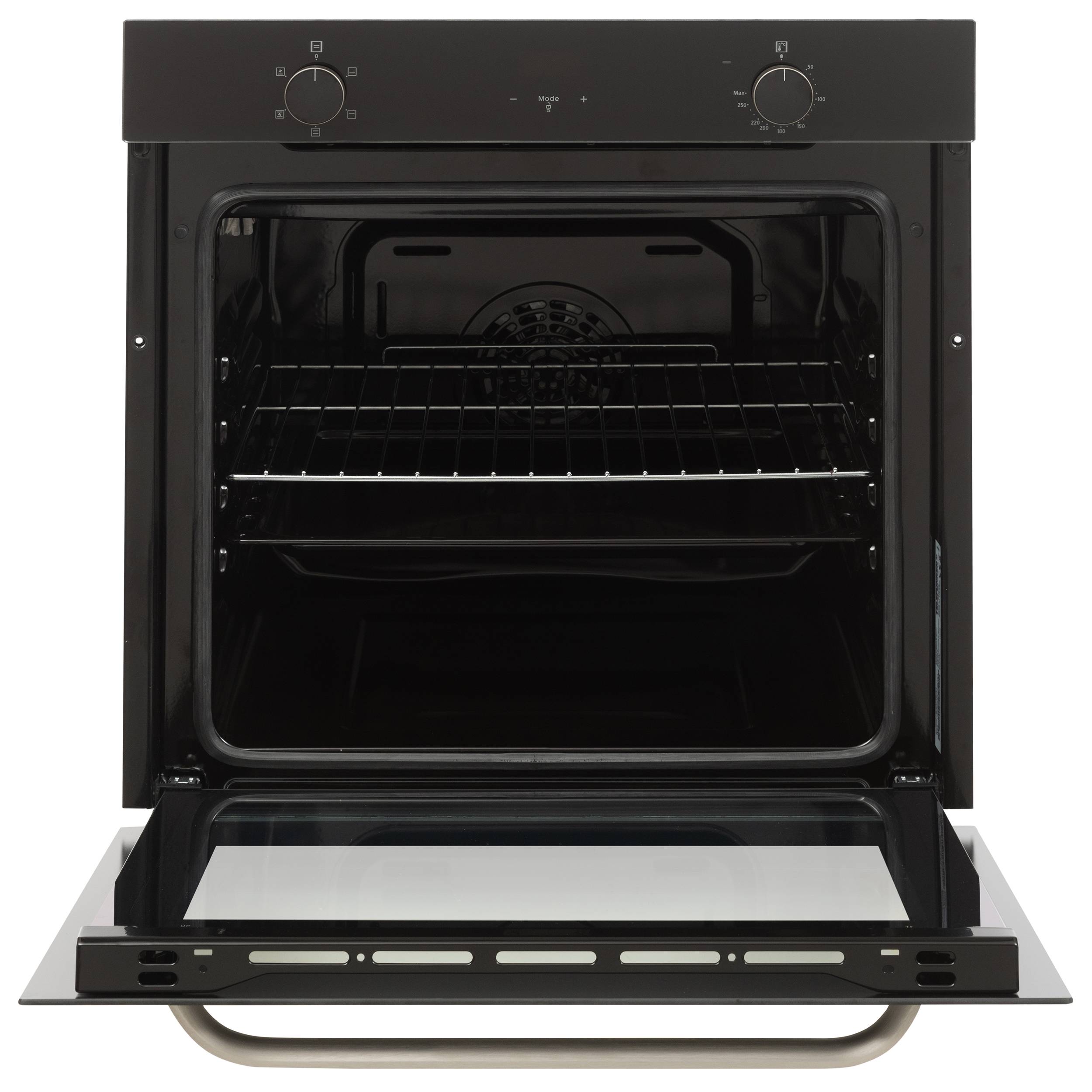 Telefunken Backofen Einbaugerät | Einbaubackofen ohne Kochfeld | Ofen autark mit 73 Liter Volumen | 60 cm | B-OV-75-A-I-1