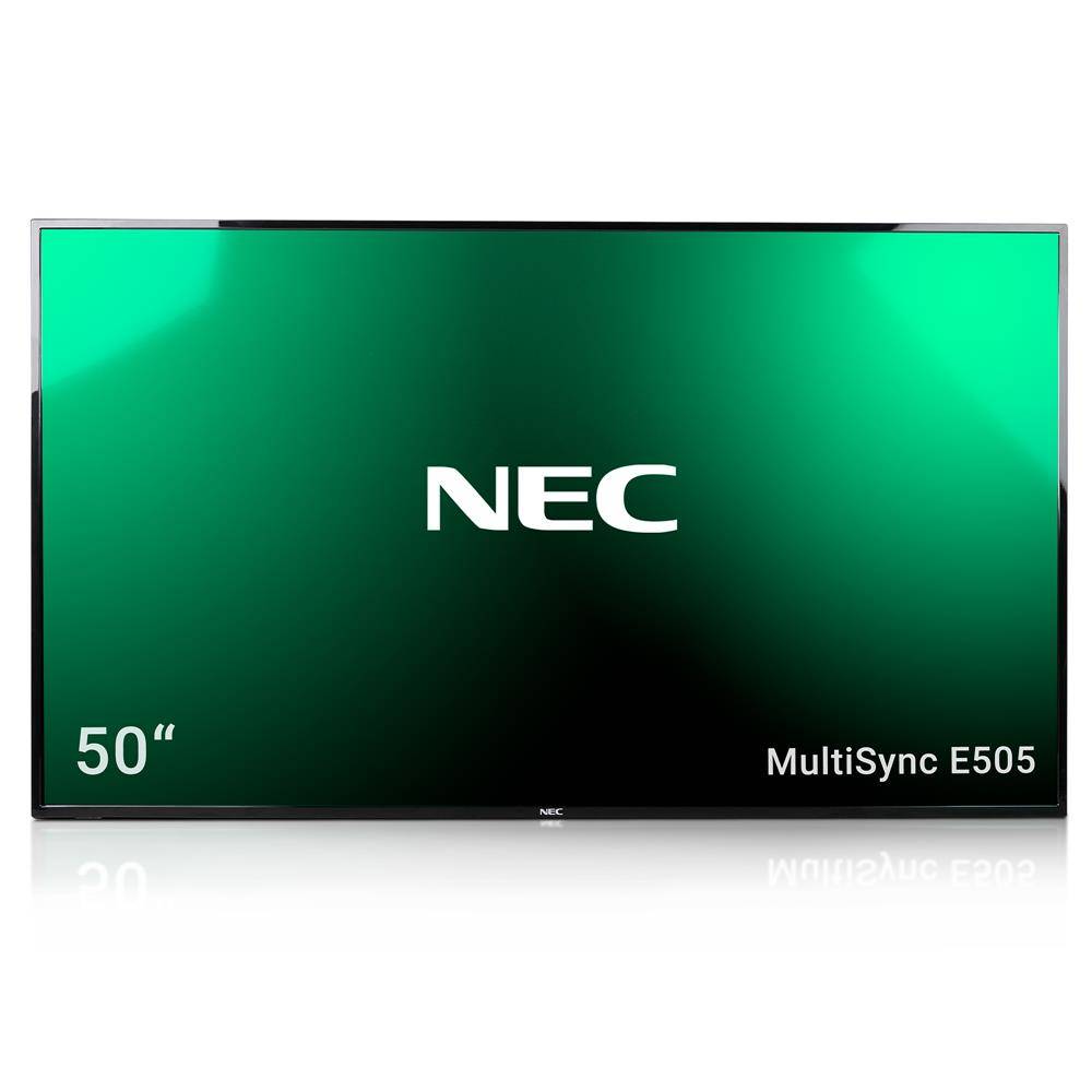 NEC MultiSync E505 127cm (50") Essential Large Format Display (FULL HD 1920x1080, 3x HDMI) inkl. FB-0