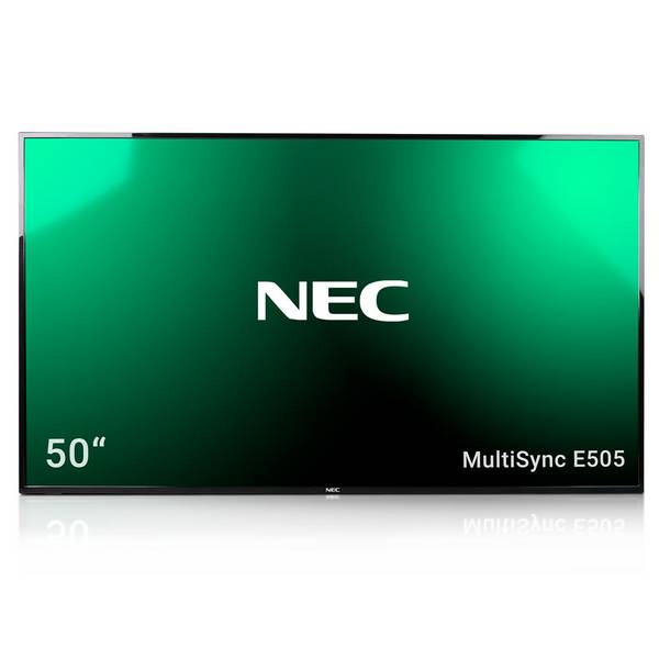 NEC MultiSync E505 127cm (50") Essential Large Format Display (FULL HD 1920x1080, 3x HDMI) inkl. FB