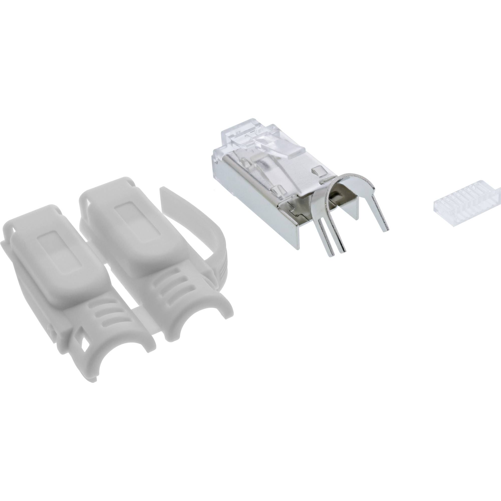 InLine® Crimpstecker Cat.6A RJ45 geschirmt, 3-teilig grau 10er Pack-1