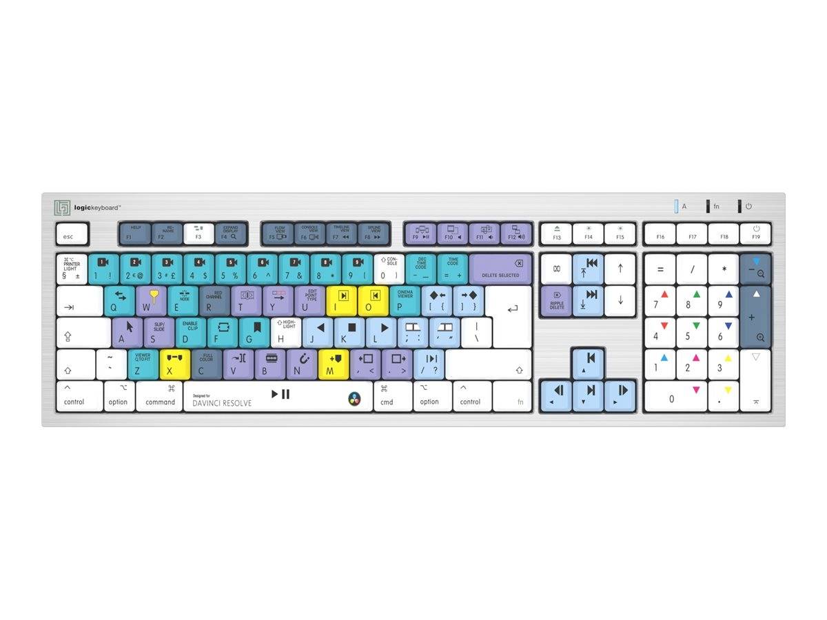 Logickeyboard Davinci Resolve Classic ALBA - TL: UK, QWERTY-0