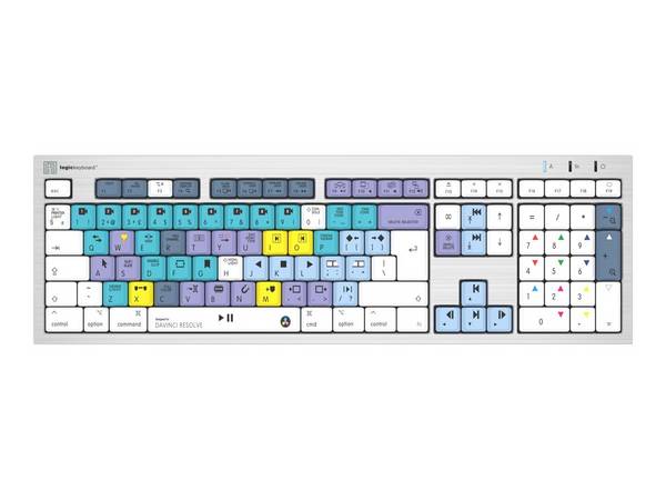 Logickeyboard Davinci Resolve Classic ALBA - TL: UK, QWERTY