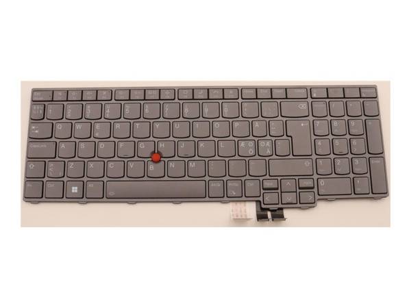 Lenovo Chicony - Ersatztastatur Notebook - mit Trackpoint - hinterleuchtet - TL: Nordisch, QWERTY
