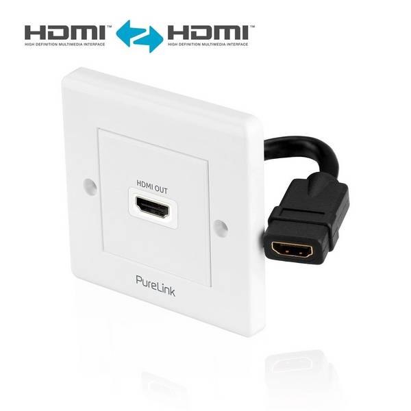 4K Premium High-Speed HDMI-Wandplatte