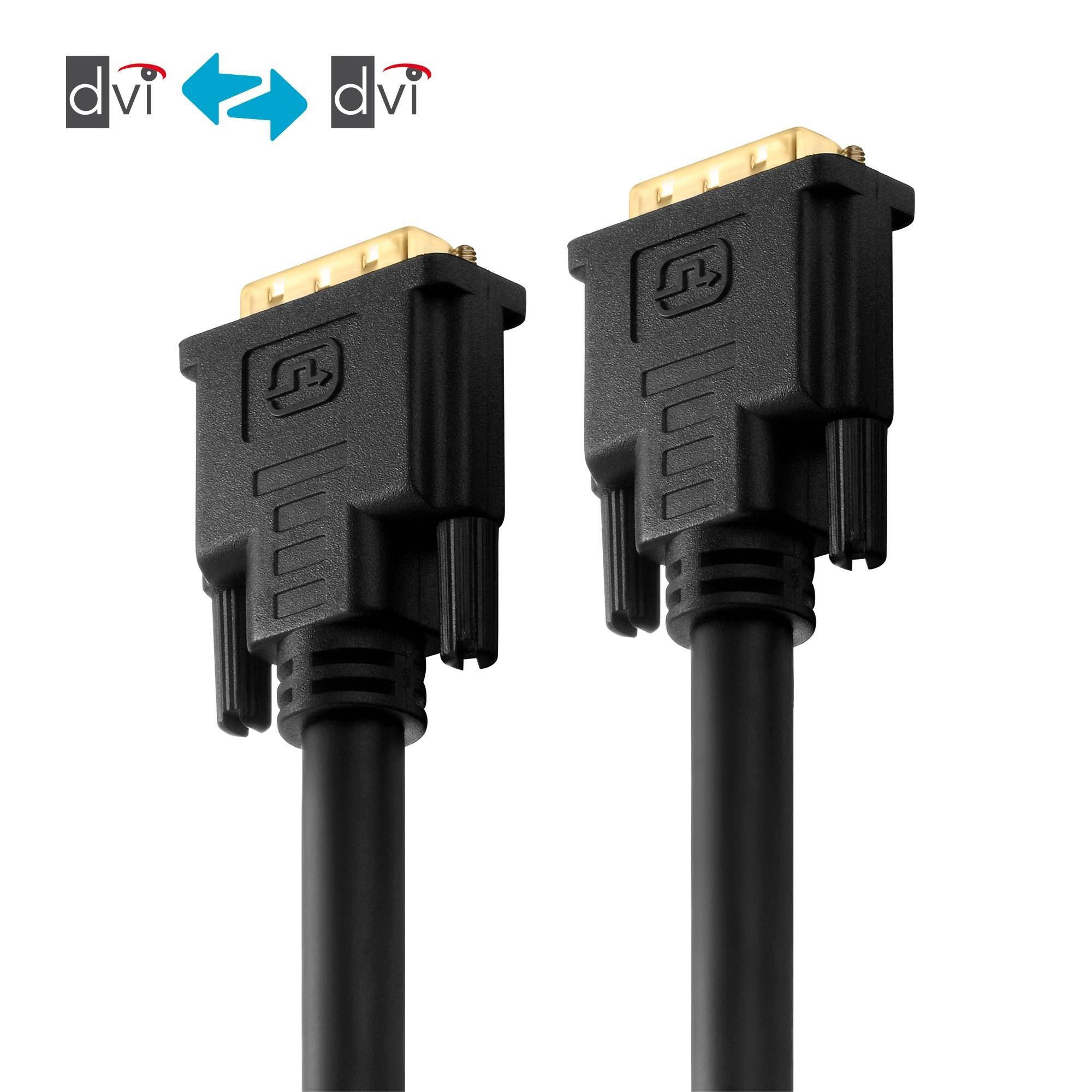 Zertifiziertes 2K DVI-Kabel - schwarz, 7.50m-0