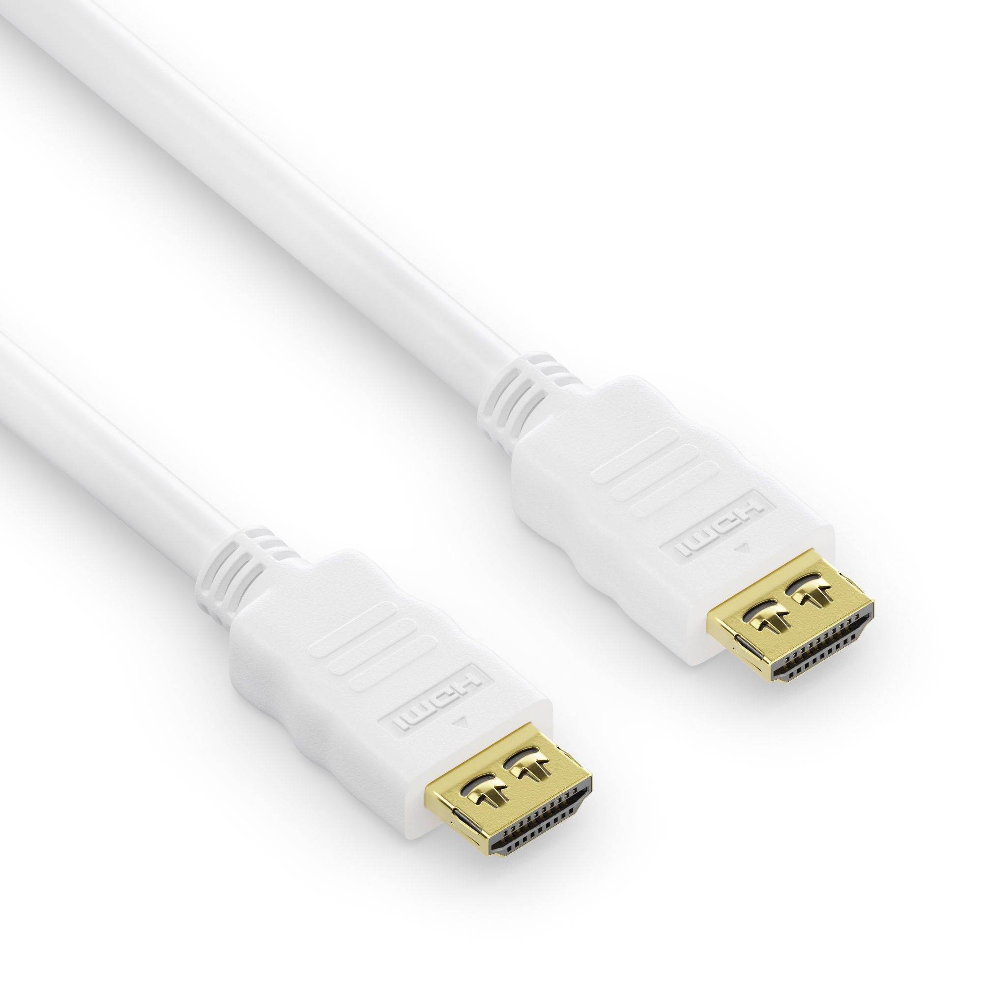 Zertifiziertes 4K High-Speed HDMI-Kabel mit Ethernet-Kanal | weiß, 5,00m​​​​​​​​​​​​​​-1