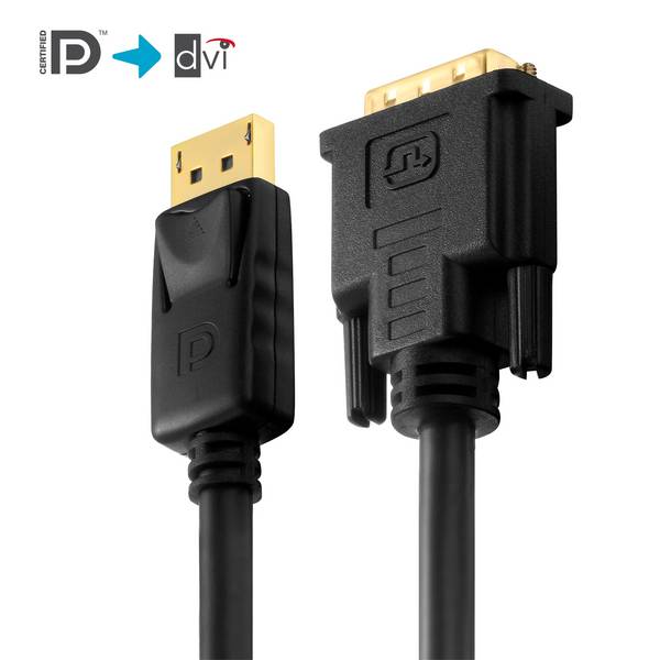 Zertifiziertes aktives 2K DisplayPort/DVI-Kabel - 5,00 m