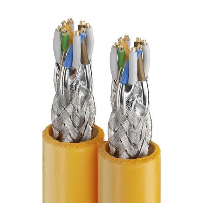 Halogenfreies Cat.7 S/FTP Duplex Installationskabel – 100,00m-0