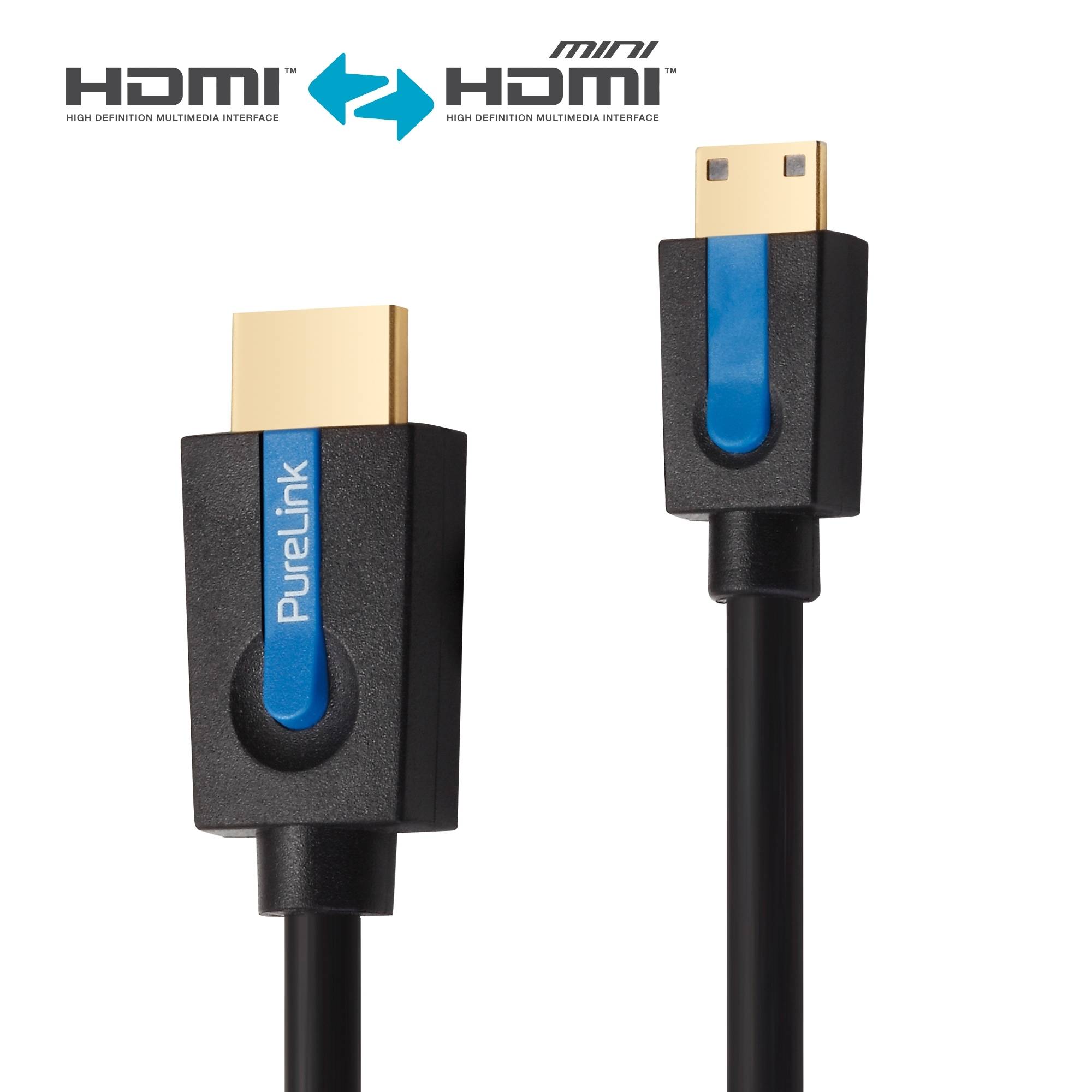 4K Premium High Speed mini HDMI / HDMI Kabel – 2,00m-0