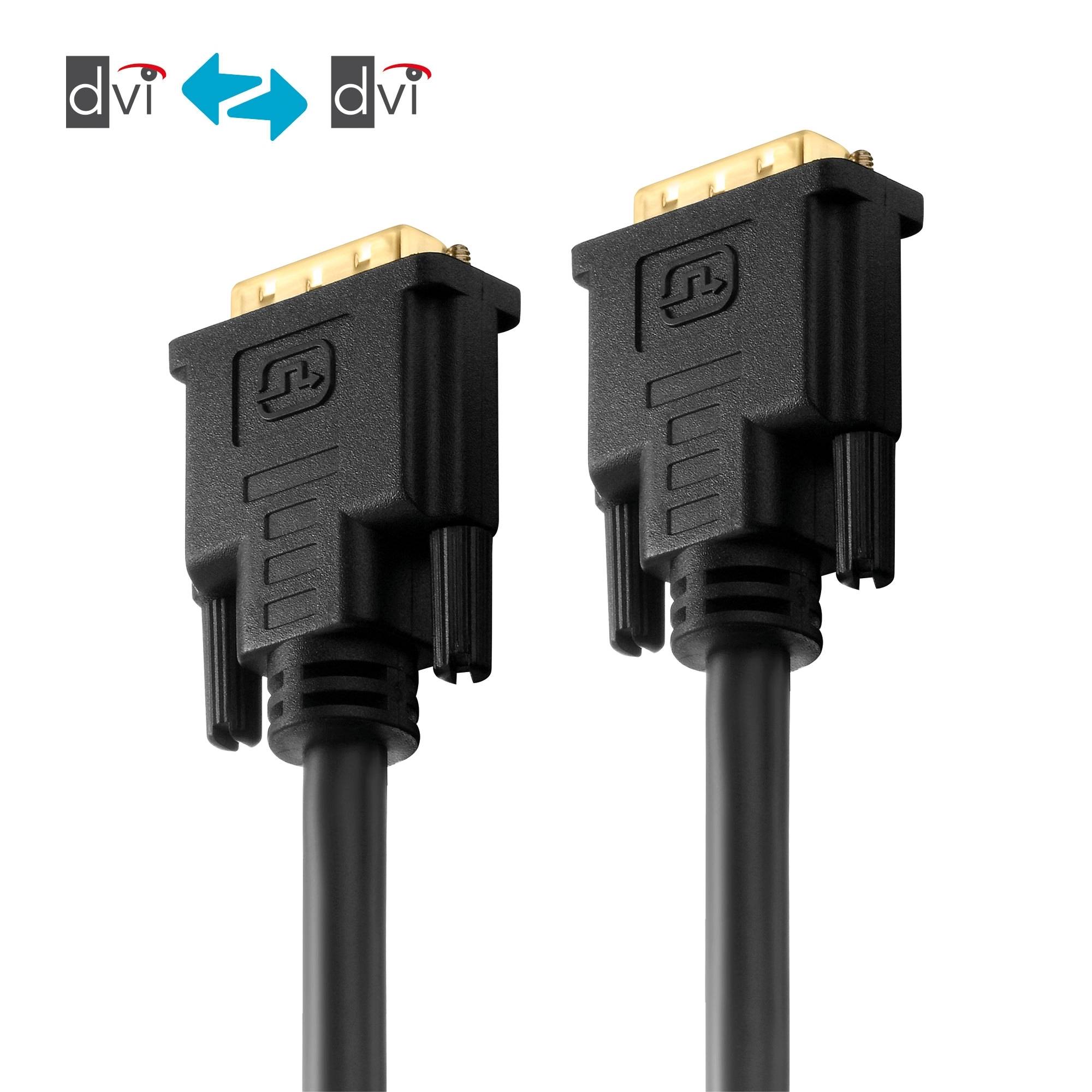 Zertifiziertes 2K DVI Dual Link Kabel - schwarz, 5,00m-0