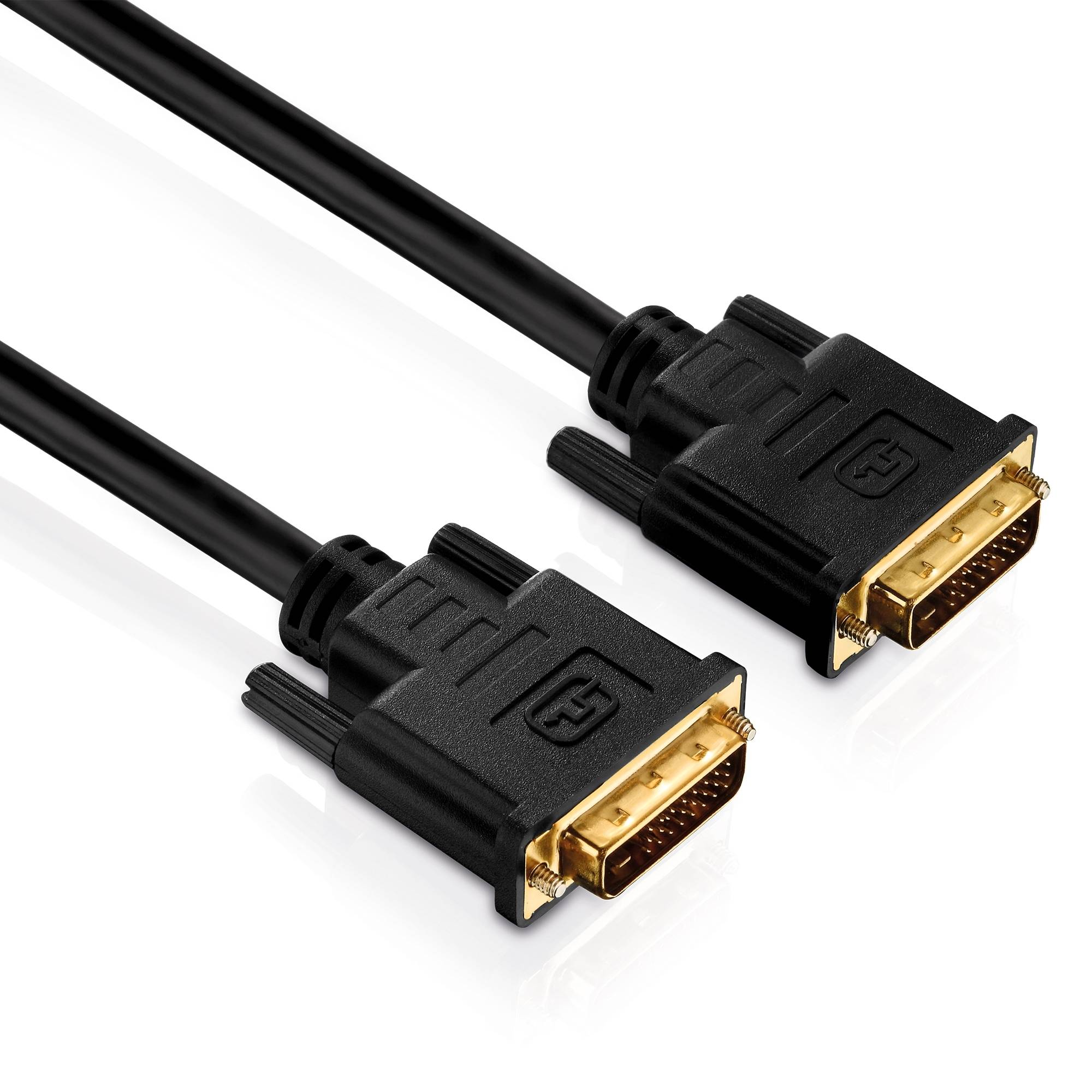 Zertifiziertes 2K DVI Dual Link Kabel - schwarz, 5,00m-1