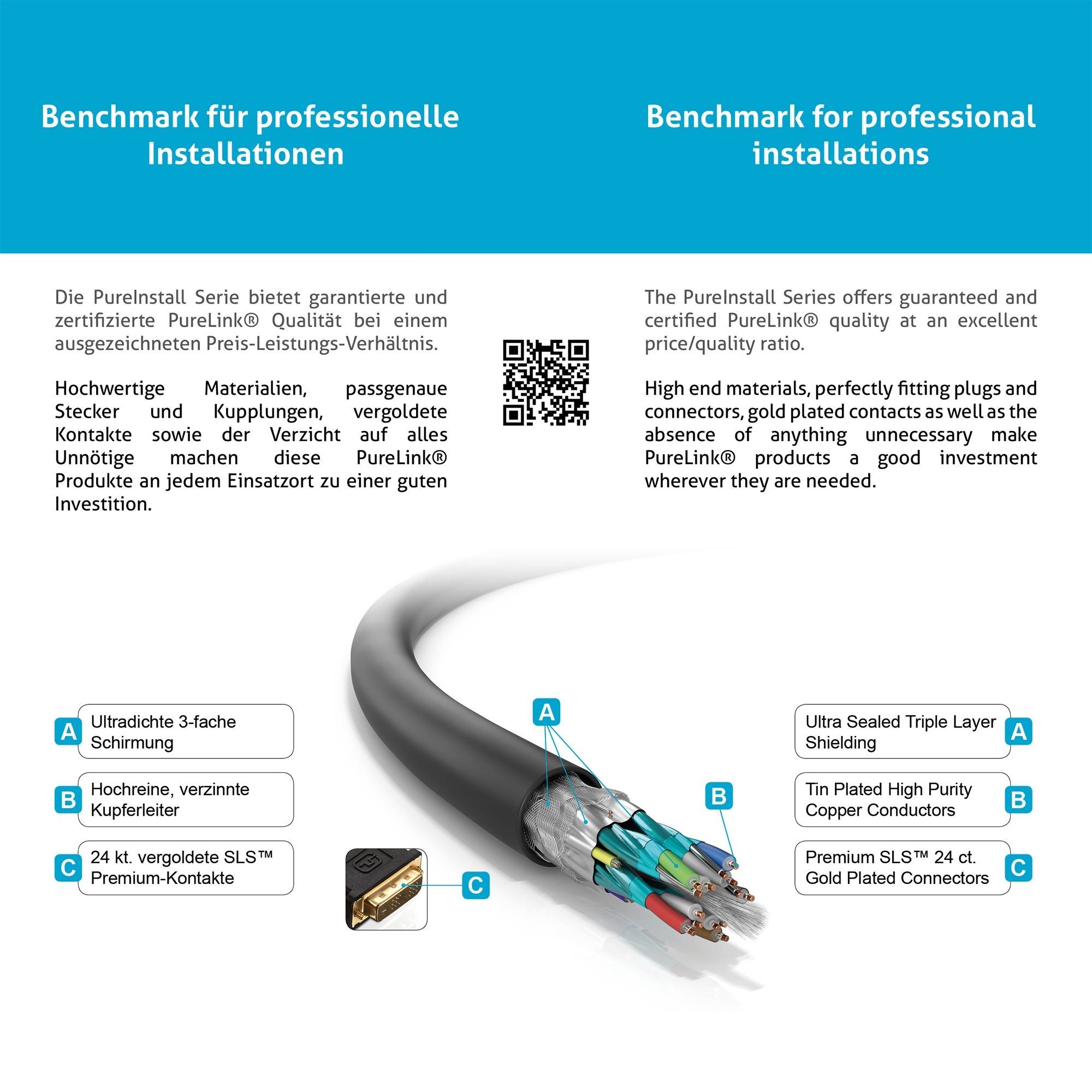 Zertifiziertes 2K DVI Dual Link Kabel - schwarz, 5,00m-3
