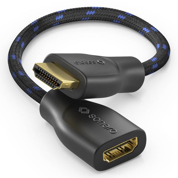 4K Premium High-Speed HDMI Portsaver Adapter - 0,15 m