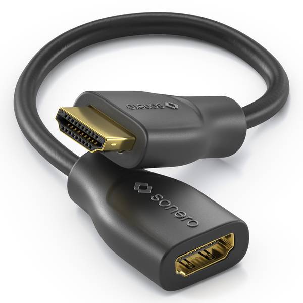 4K Premium High-Speed HDMI Portsaver Adapter - 0,15 m