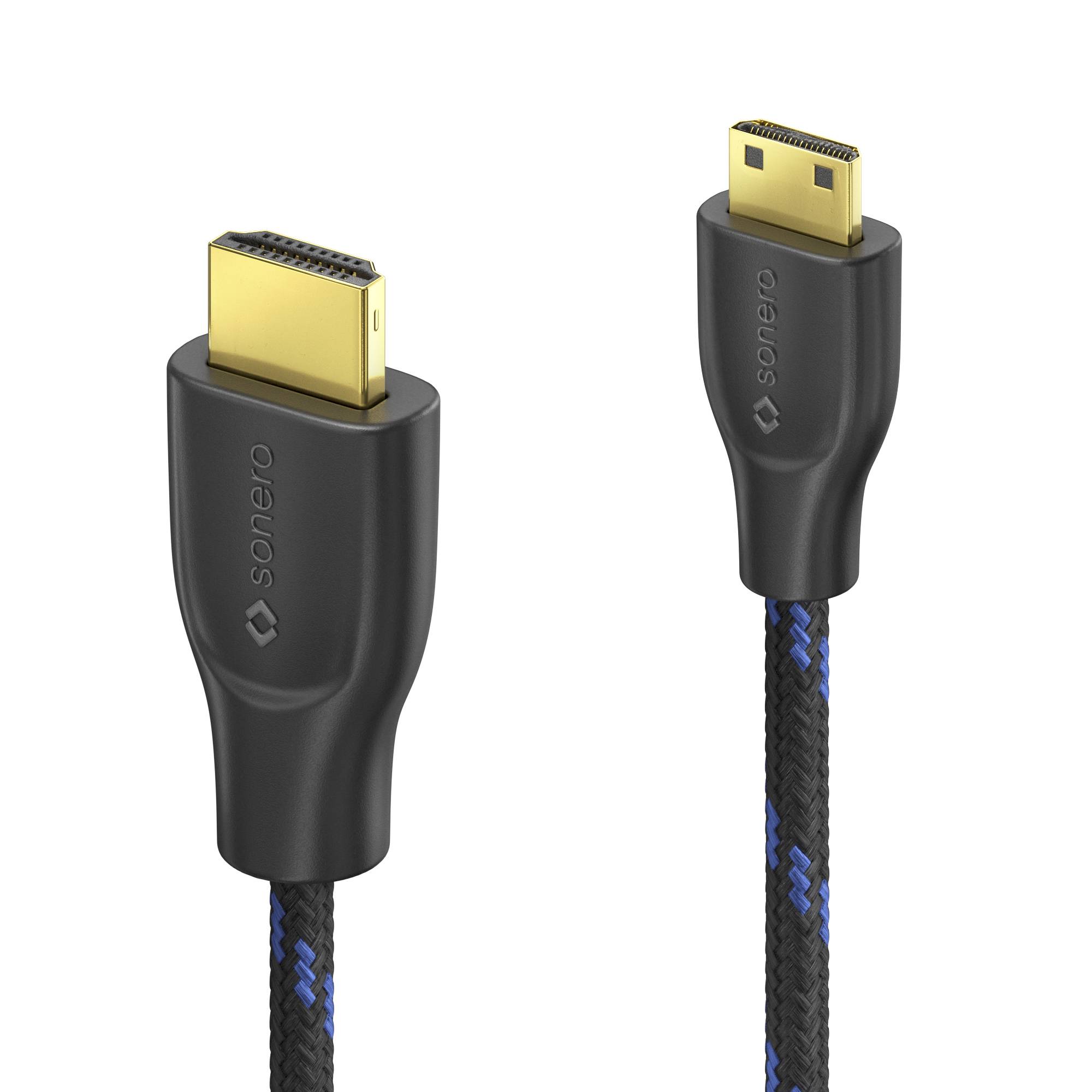 4K Premium High Speed Mini HDMI / HDMI Kabel - 1.00m-0